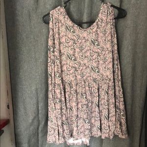 Floral bell sleeved shirt AEO